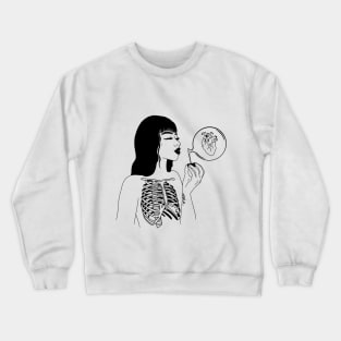 Heart in a Bubble Crewneck Sweatshirt